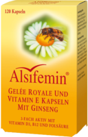 ALSIFEMIN Gelee Royal+Vit.E m.Ginseng Kapseln - 120St - Gedächtnisstärkung