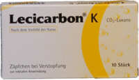 LECICARBON K CO2 Laxans Kindersuppositorien - 10St - Abführmittel