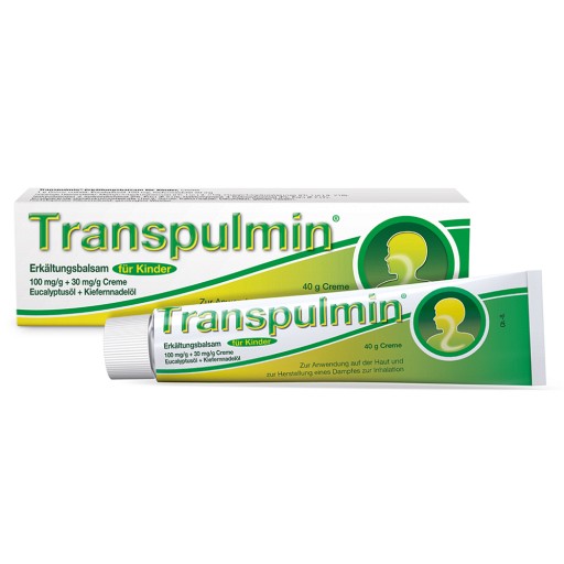 TRANSPULMIN Erkältungsbalsam für Kinder - 40g - Erkältungssalbe & Inhalation