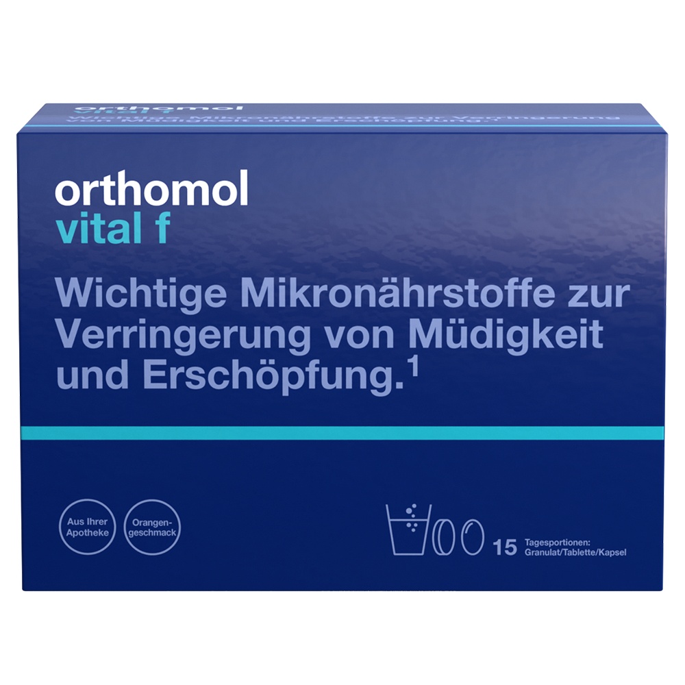 ORTHOMOL Vital F Granulat/Kap./Tabl.Kombip.15 Tage - 1St - Orthomol