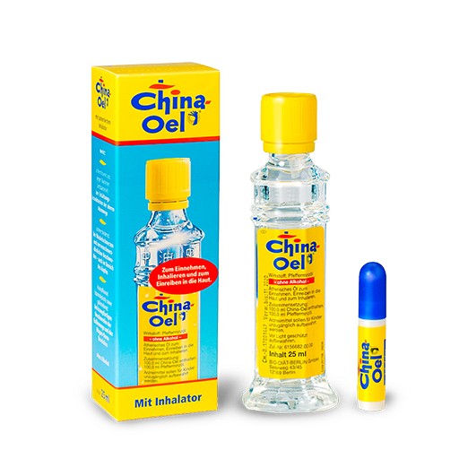 CHINA ÖL mit Inhalator - 25ml - Inhalationsgeräte & Lösungen