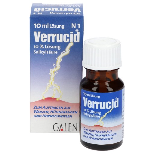 VERRUCID Lösung - 10ml - Warzen & Hühneraugen