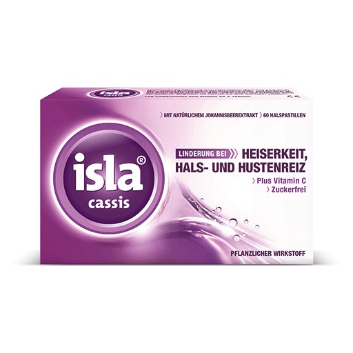 ISLA CASSIS Pastillen - 60St - Halsschmerzen