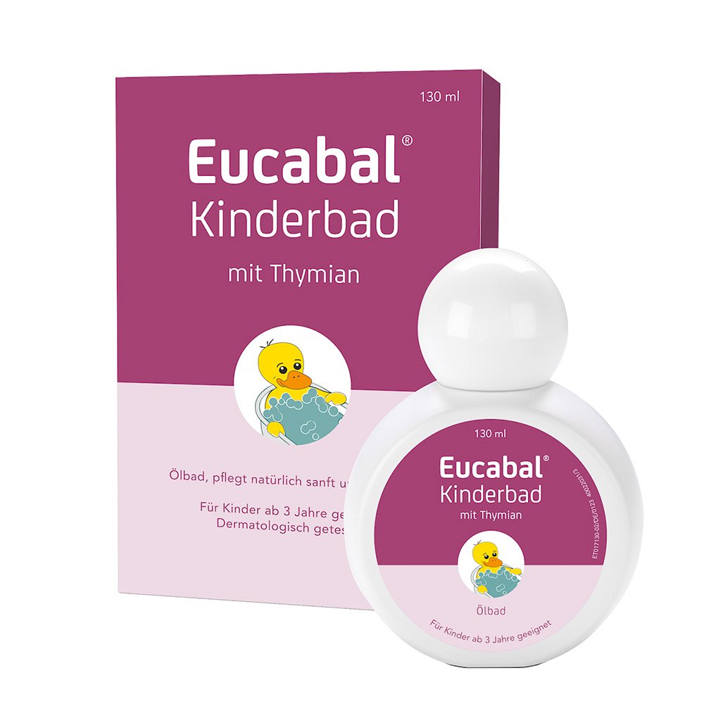 EUCABAL Kinderbad mit Thymian - 130ml - Grippe & Fieber