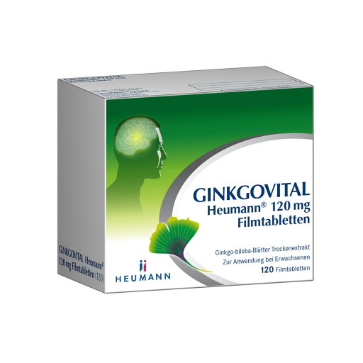 GINKGOVITAL Heumann 120 mg Filmtabletten - 120St - Gedächtnisstärkung
