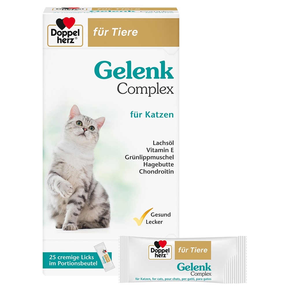 DOPPELHERZ für Tiere Gelenk Complex Port.B.f.Katze - 25St