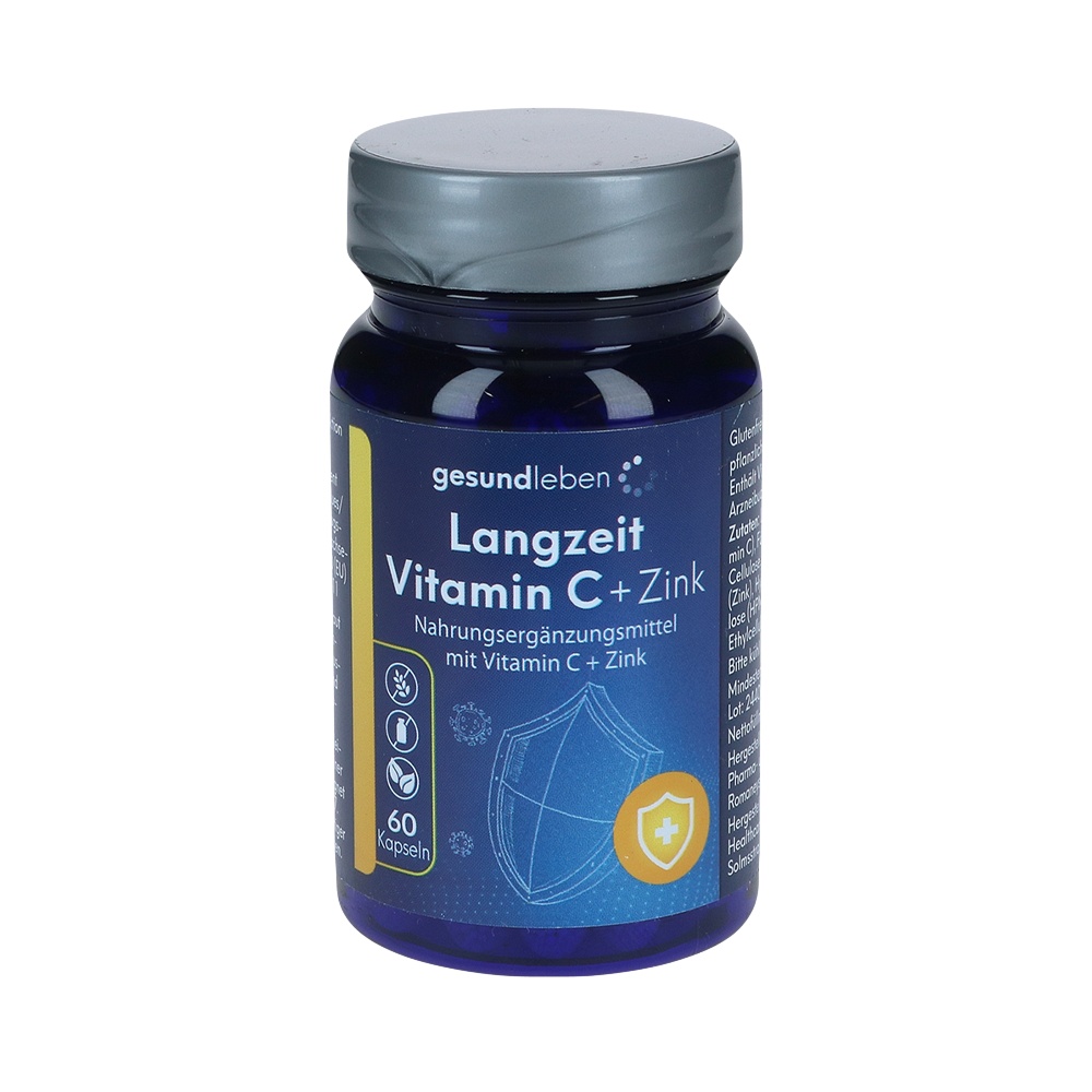 GESUND LEBEN Langzeit Vitamin C+Zink Depot Kapseln - 60St