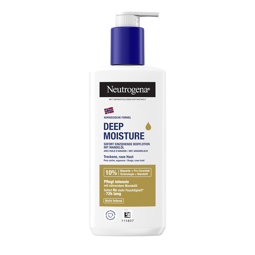 NEUTROGENA Deep Moisture Creme mit Mandelöl - 250ml