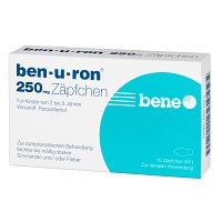 BEN-U-RON 250 mg Suppositorien - 10St - Schmerzen allgemein
