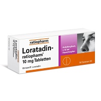 LORATADIN-ratiopharm 10 mg Tabletten - 50St - Allergie allgemein