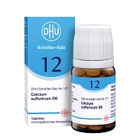BIOCHEMIE DHU 12 Calcium sulfuricum D 6 Tabletten - 80St - Dhu Nr. 11 & 12