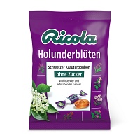 RICOLA o.Z.Beutel Holunderblüten Bonbons - 75g - Bonbons zuckerfrei