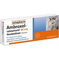 AMBROXOL-ratiopharm 60 mg Hustenlöser Tabletten - 20St
