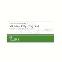 MILCHSÄURE Pflüger Injektionslösung 5 ml - 10St