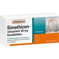 SIMETHICON-ratiopharm 85 mg Kautabletten - 50St - Blähungen & Krämpfe