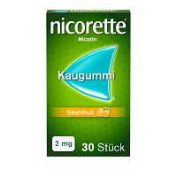 NICORETTE Kaugummi 2 mg freshfruit - 30St - Raucherentwöhnung