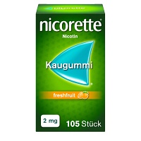 NICORETTE Kaugummi 2 mg freshfruit - 105St - Raucherentwöhnung