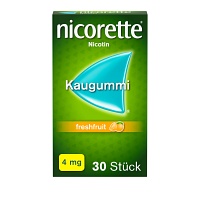 NICORETTE Kaugummi 4 mg freshfruit - 30St - Raucherentwöhnung