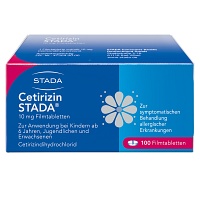 CETIRIZIN STADA 10 mg Filmtabletten - 100St - Allergie allgemein