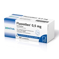 FLUORETTEN 0,5 mg Tabletten - 300St - Iod & Fluor
