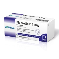 FLUORETTEN 1,0 mg Tabletten - 300St - Iod & Fluor