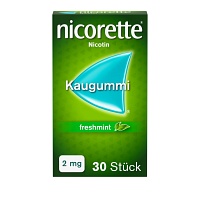 NICORETTE Kaugummi 2 mg freshmint - 30St - Raucherentwöhnung