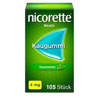 NICORETTE Kaugummi 4 mg freshmint - 105St - Raucherentwöhnung