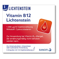 VITAMIN B12 1.000 µg Lichtenstein Ampullen - 5X1ml - Vitamine