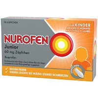 NUROFEN Junior 60 mg Zäpfchen - 10St - Grippe & Fieber