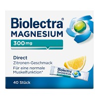 BIOLECTRA Magnesium 300 mg Direct Zitrone Sticks - 40St - Magnesium