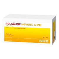FOLSÄURE HEVERT 5 mg Ampullen - 100St
