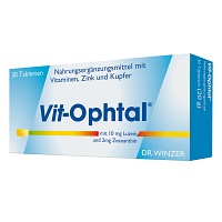 VIT OPHTAL mit 10 mg Lutein Tabletten - 30St - Für die Augen