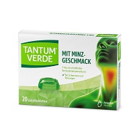 TANTUM VERDE 3 mg Lutschtabl.m.Minzgeschmack - 20St - Halsschmerzen