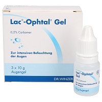LAC OPHTAL Gel - 3X10g - Gegen trockene Augen