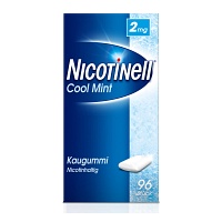 NICOTINELL Kaugummi Cool Mint 2 mg - 96St - Raucherentwöhnung