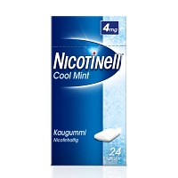 NICOTINELL Kaugummi Cool Mint 4 mg - 24St - Raucherentwöhnung