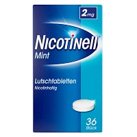 NICOTINELL Lutschtabletten 2 mg Mint - 36St - Raucherentwöhnung