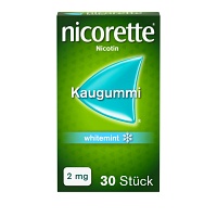 NICORETTE Kaugummi 2 mg whitemint - 30St - Raucherentwöhnung