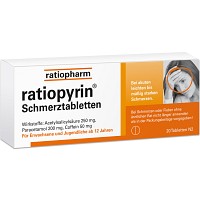 RATIOPYRIN Schmerztabletten - 20St - Schmerzen allgemein