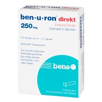 BEN-U-RON direkt 250 mg Granulat Erdbeer/Vanille - 10St - Schmerzen allgemein