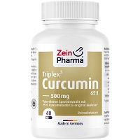 CURCUMIN-TRIPLEX3 500 mg/Kap.95% Curcumin+BioPerin - 40St