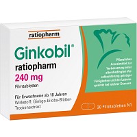 GINKOBIL-ratiopharm 240 mg Filmtabletten - 30St - Gedächtnisstärkung