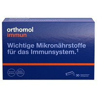 ORTHOMOL Immun Direktgranulat Himbeer/Menthol - 30St - Orthomol