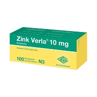 ZINK VERLA 10 mg Filmtabletten - 100St - Selen & Zink