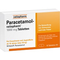 PARACETAMOL-ratiopharm 1.000 mg Tabletten - 10St