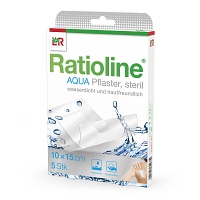 RATIOLINE aqua Duschpflaster Plus 10x15 cm steril - 5St