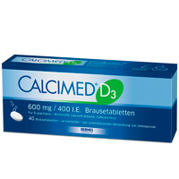 CALCIMED D3 600 mg/400 I.E. Brausetabletten - 40St - Calcium & Vitamin D3