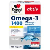 DOPPELHERZ Omega-3 1.400 Kapseln - 120St - Omega-3-Fettsäuren