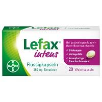 LEFAX intens Flüssigkapseln 250 mg Simeticon - 20St - Blähungen & Krämpfe