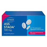 ASS STADA 100 mg magensaftresistente Tabletten - 50St - Blutverdünnung